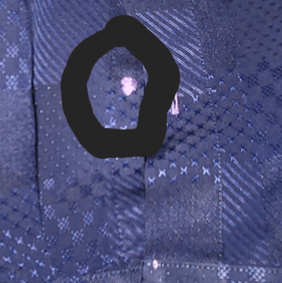 Bertigo Elegant Purple Checkered Dress Shirt - Picture 4 of 6